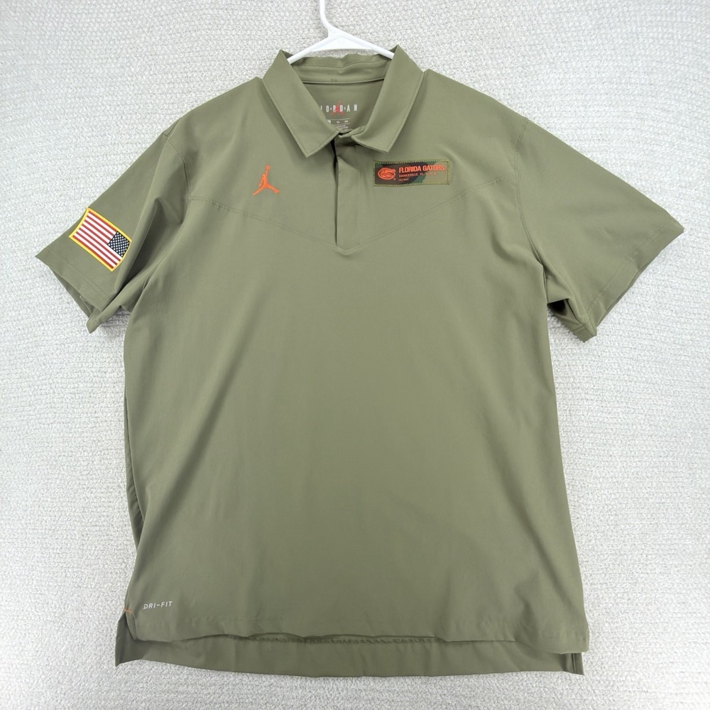 Jordan Florida Gators Salute to Service Polo Mens XL Dri-FIT Military DD3827